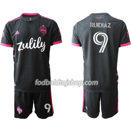 Seattle Sounders Ruidiaz 9 Børn Udebane Fodboldsætsæt 2020-21 S/S (+ Korte bukser)